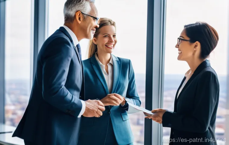 변리사로서의 지속 가능한 커리어 설계 - **Prompt:** A highly focused female patent lawyer, mid-30s, in a brightly lit, futuristic office set... 변리사로서의 지속 가능한 커리어 설계 - **Prompt:** A highly focused female patent lawyer, mid-30s, in a brightly lit, futuristic office set...